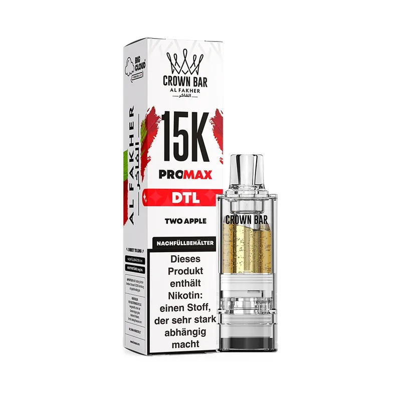 Al Fakher 15K V2 Pod 8ml – Two Apple – Produktabbildung
