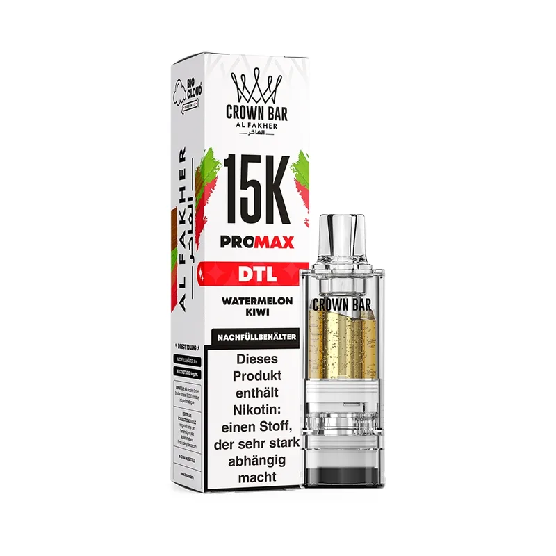 Al Fakher 15K V2 Pod 8ml – Watermelon Kiwi – Produktabbildung