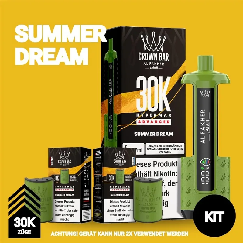 Al Fakher 30K Hypermax - Summer Dream – Produktabbildung