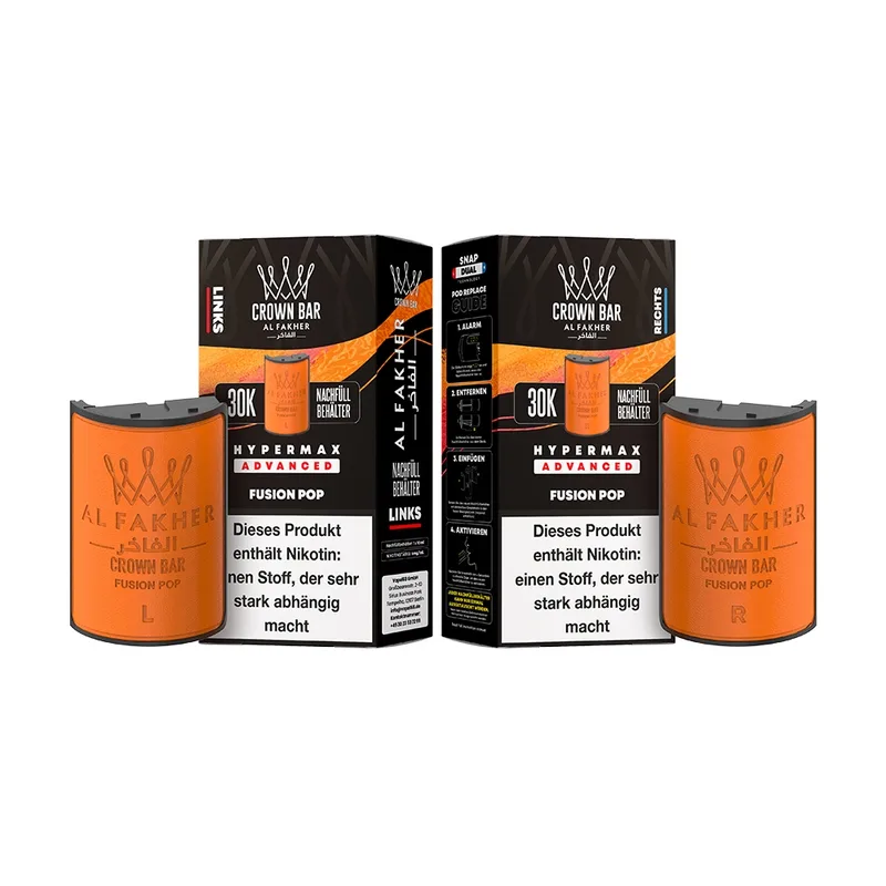 Al Fakher 30K Hypermax Tank Set - Fusion Pop – Produktabbildung