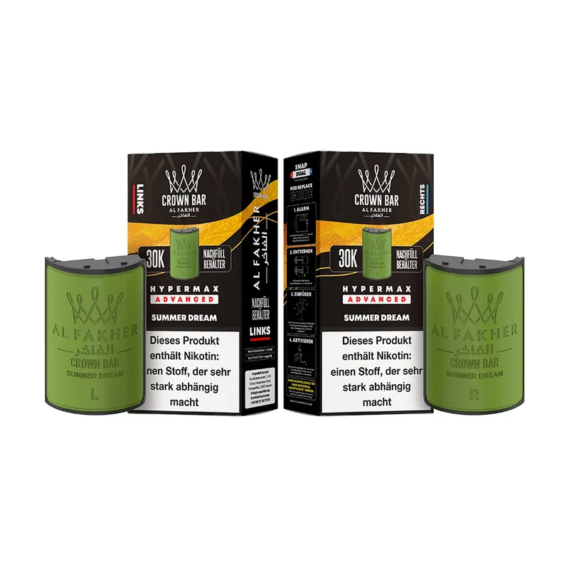 Al Fakher 30K Hypermax Tank Set - Summer Dream – Produktabbildung