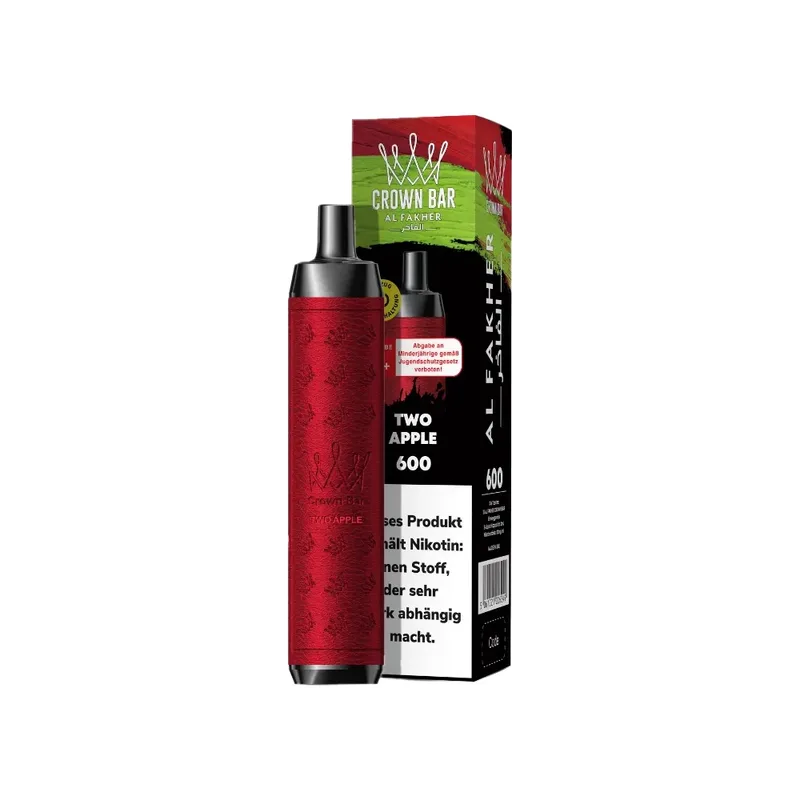 Al Fakher Crown Bar 600 - Two Apple – Produktabbildung