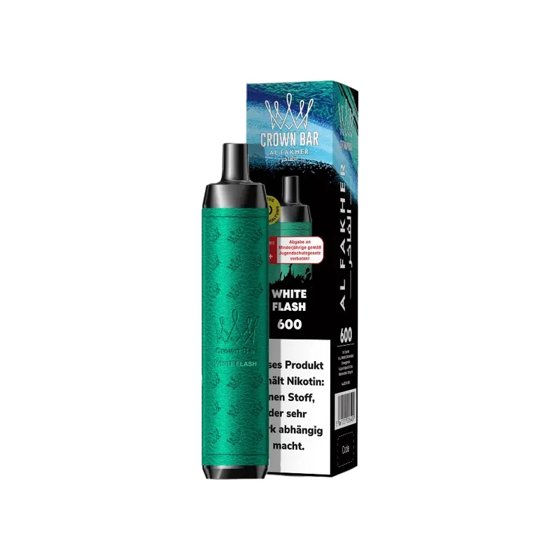 Al Fakher Crown Bar 600 - White Flash – Produktabbildung