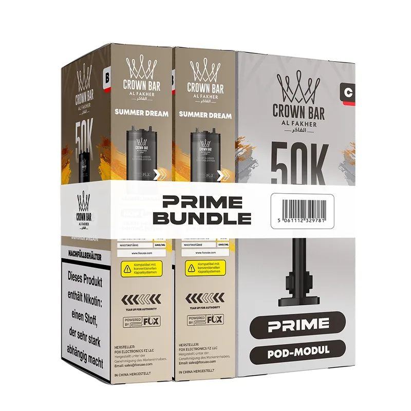 Al Fakher Hypermax Prime 50K (2er Pods + Coil) - Summer Dream – Produktabbildung