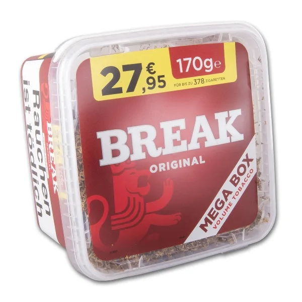 BREAK Original Volumentabak Mega Box – Produktabbildung
