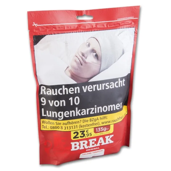 BREAK Original Volumentabak Zip-Beutel – Produktabbildung