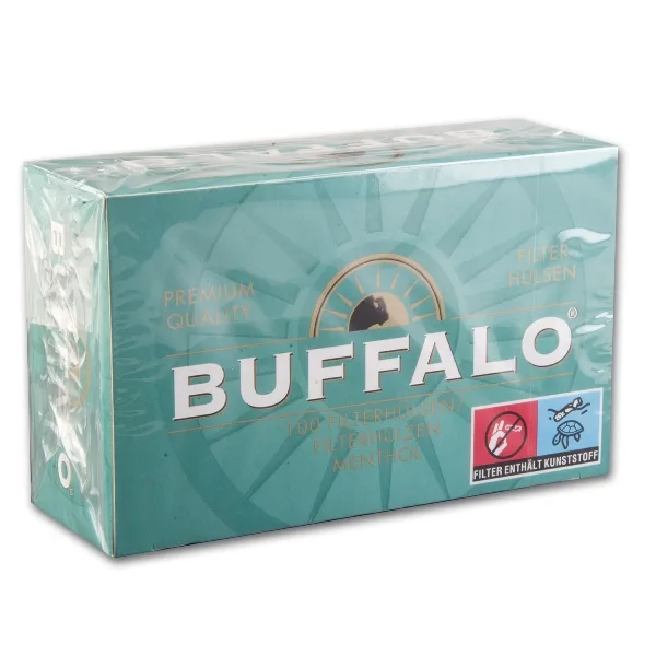 BUFFALO Menthol Hülsen (5) 100 Stück Packung – Produktabbildung