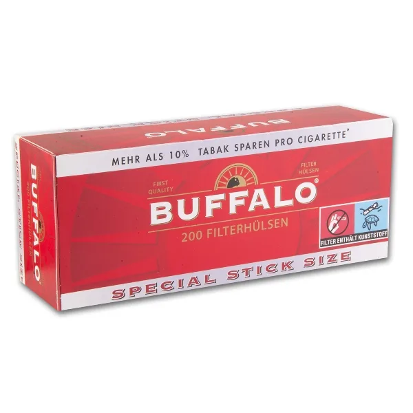 BUFFALO Special Stick Hülsen rot (5) 200 Stück Packung – Produktabbildung