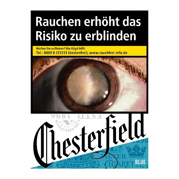 CHESTERFIELD Blue 2XL-Box (8x30) – Produktabbildung