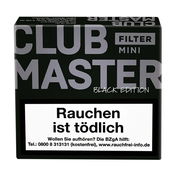 CLUBMASTER Mini Filter Black Edition – Produktabbildung