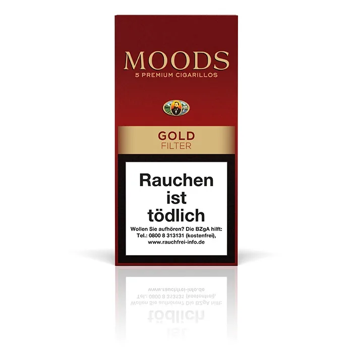 Dannemann Moods Golden Taste Filter 5er – Produktabbildung