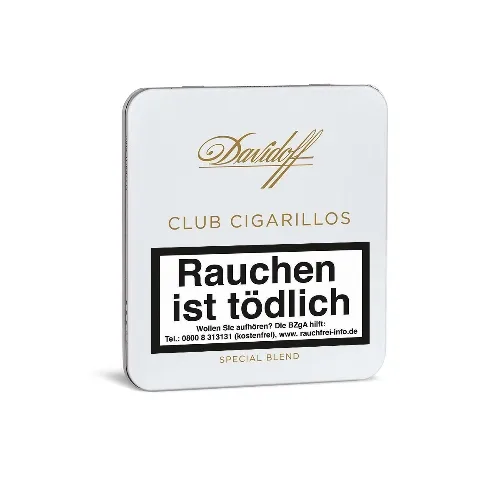 DAVIDOFF Machine-made Club Cigarillos – Produktabbildung