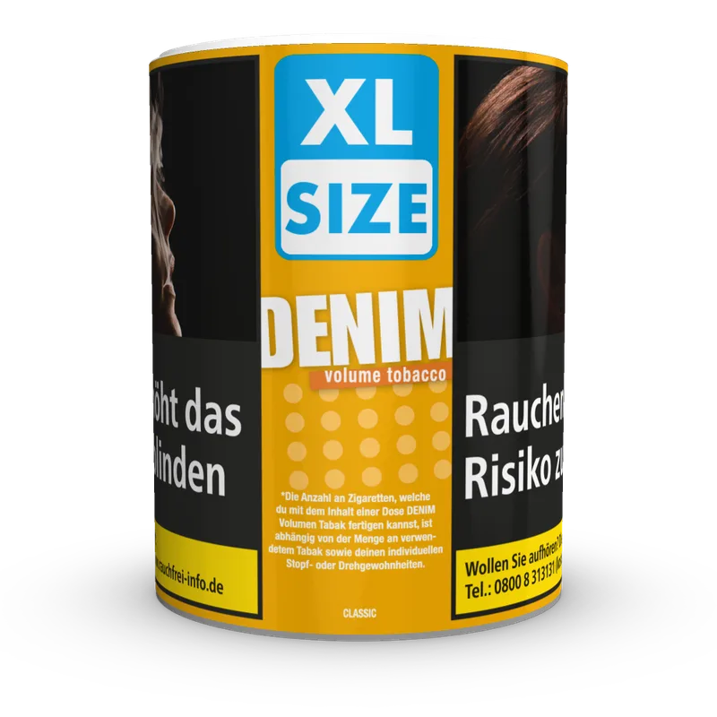 Denim Volumentabak XL-Size – Produktabbildung