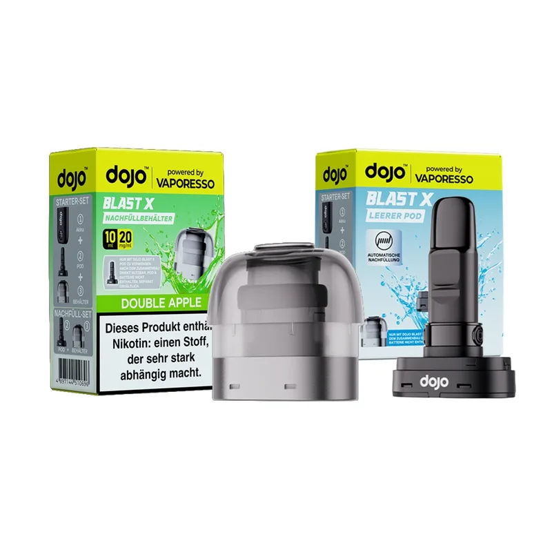 Dojo Blast X Leerpod + Pod - Double Apple – Produktabbildung