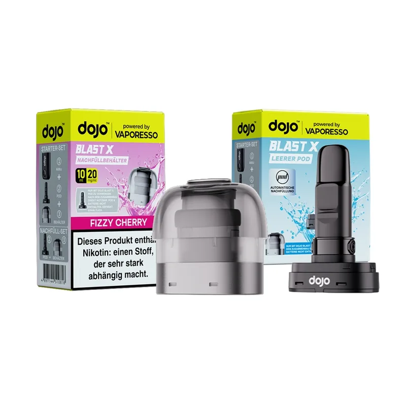 Dojo Blast X Leerpod + Pod - Fizzy Cherry – Produktabbildung