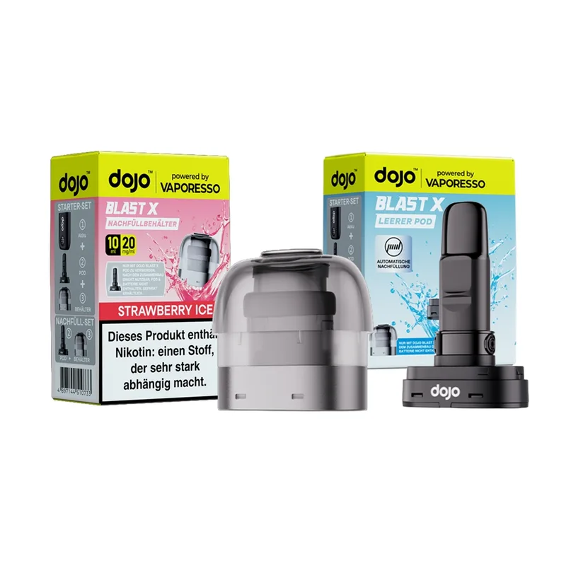 Dojo Blast X Leerpod + Pod - Strawberry Ice – Produktabbildung
