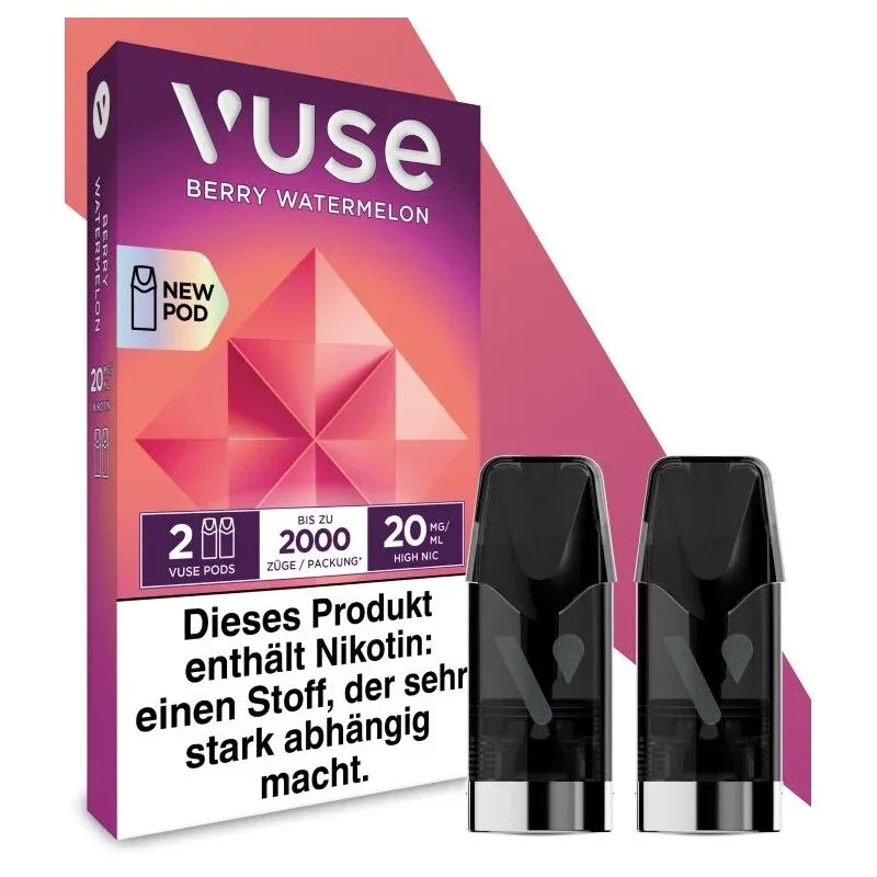 E-Kartusche VUSE Pod Berry Watermelon 20mg 2 Caps – Produktabbildung