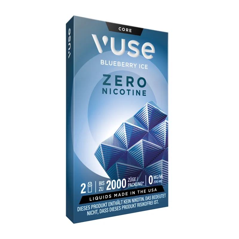 E-Kartusche VUSE Pod Blueberry Ice 0mg 2 Caps – Produktabbildung