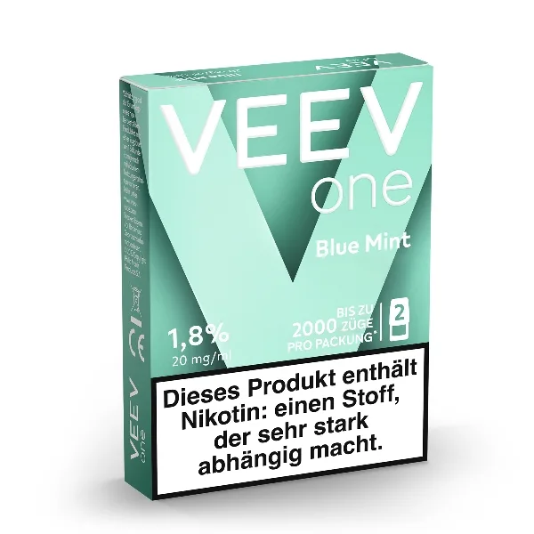 E-Liquidpod VEEV ONE Blue Mint 20mg 2 Pods – Produktabbildung
