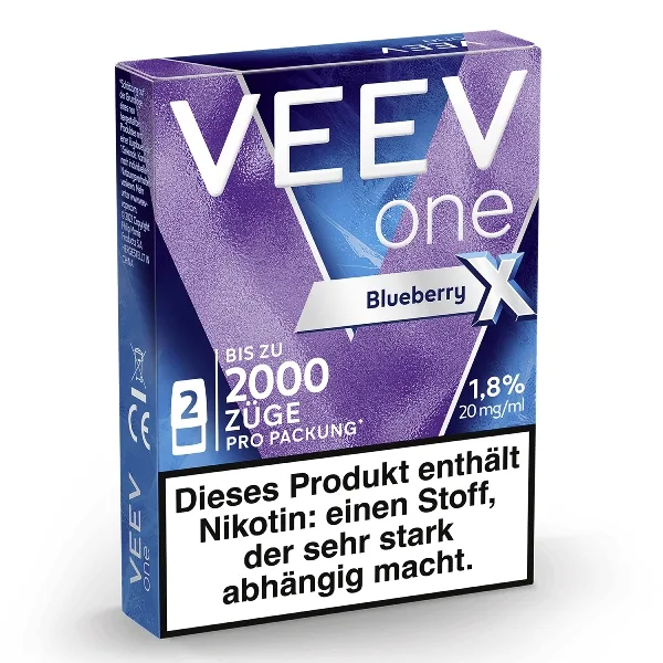 E-Liquidpod VEEV ONE Blueberry Extra 20mg 2 Pods Produktabbildung