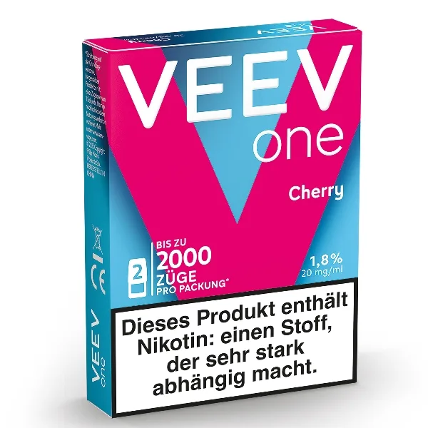 E-Liquidpod VEEV ONE Cherry 20mg 2 Pods – Produktabbildung