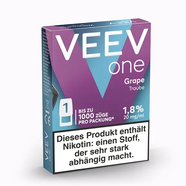 E-Liquidpod VEEV ONE Grape 20mg 2 Pods – Produktabbildung