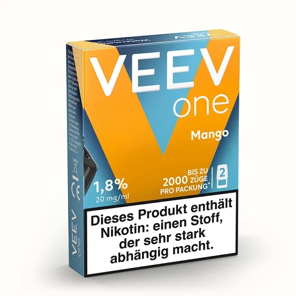 E-Liquidpod VEEV ONE Mango 20mg 2 Pods – Produktabbildung
