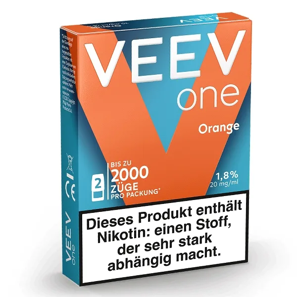 E-Liquidpod VEEV ONE Orange 20mg 2 Pods – Produktabbildung