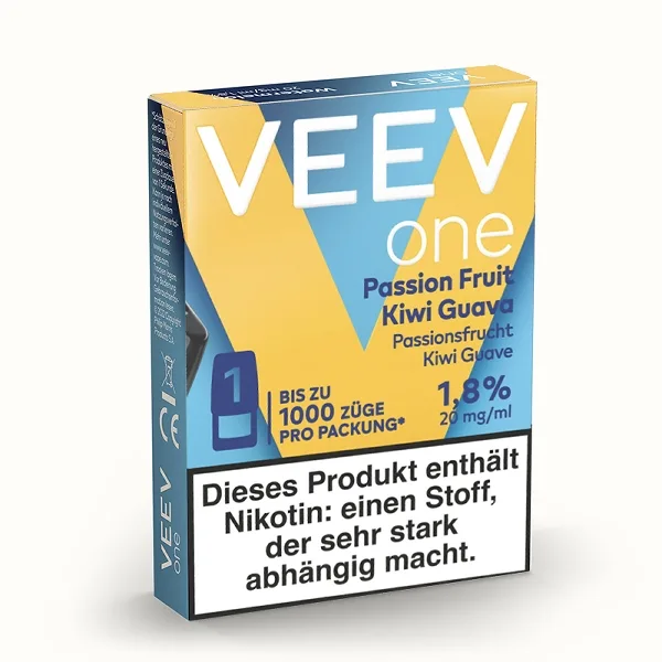 E-Liquidpod VEEV ONE Passion Fruit Kiwi Guava 20mg 2 Pods – Produktabbildung