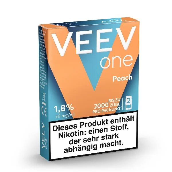 E-Liquidpod VEEV ONE Peach 20mg 2 Pods – Produktabbildung