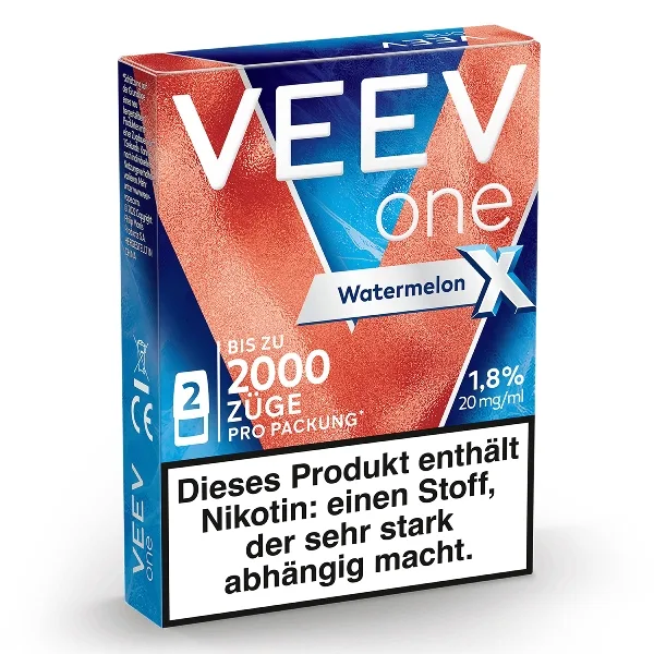 E-Liquidpod VEEV ONE Watermelon Extra 20mg 2 Pods – Produktabbildung