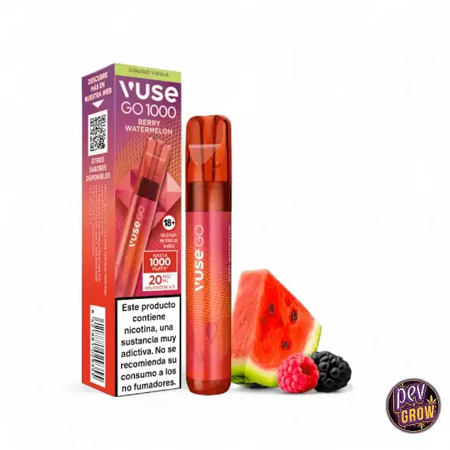 E-Zigarette VUSE Go 1000 Einweg Berry Watermelon 20mg – Produktabbildung
