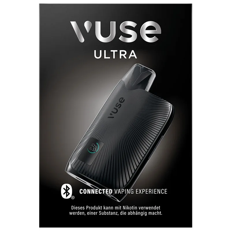 E-Zigarette VUSE Ultra Device Kit Charcoal Black – Produktabbildung