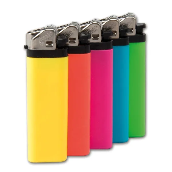 Einwegfeuerzeug Stein ATOMIC Neon sortiert Steller mit 50 Stück – Produktabbildung