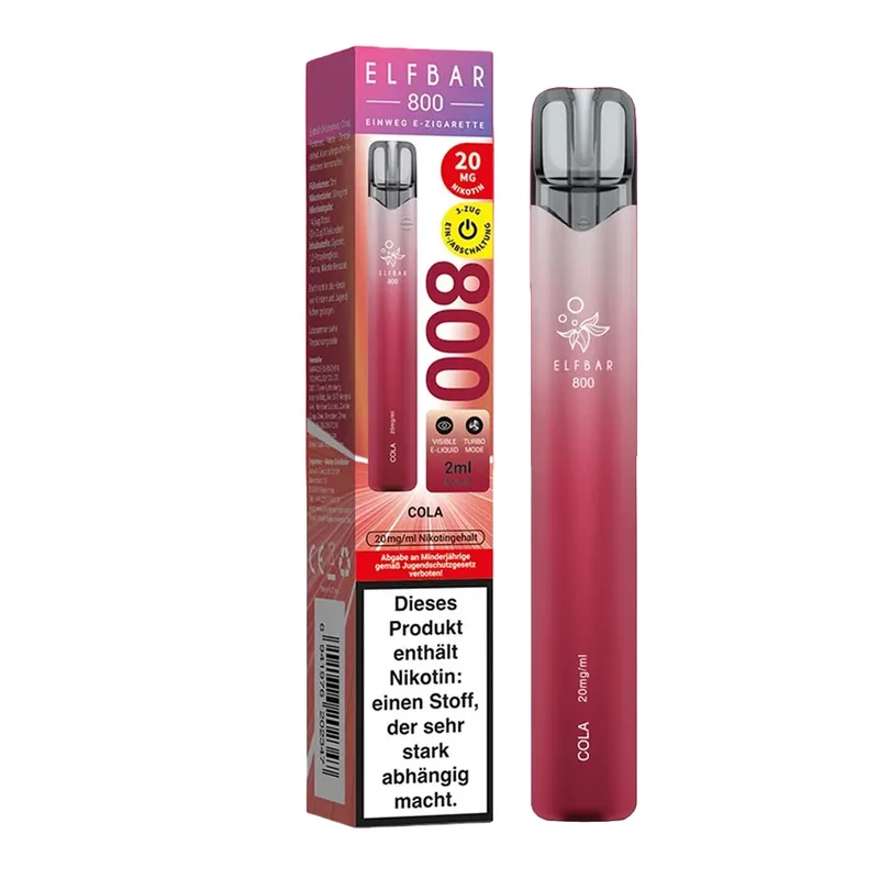 Elfbar 800 Einweg E-Shisha 20mg - Cola – Produktabbildung
