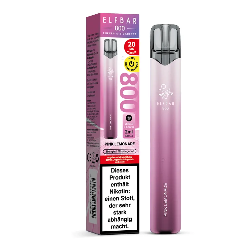 Elfbar 800 Einweg E-Shisha 20mg - Pink Lemonade – Produktabbildung