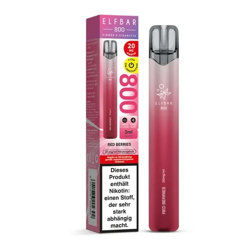 Elfbar 800 Einweg E-Shisha 20mg - Red Berries – Produktabbildung