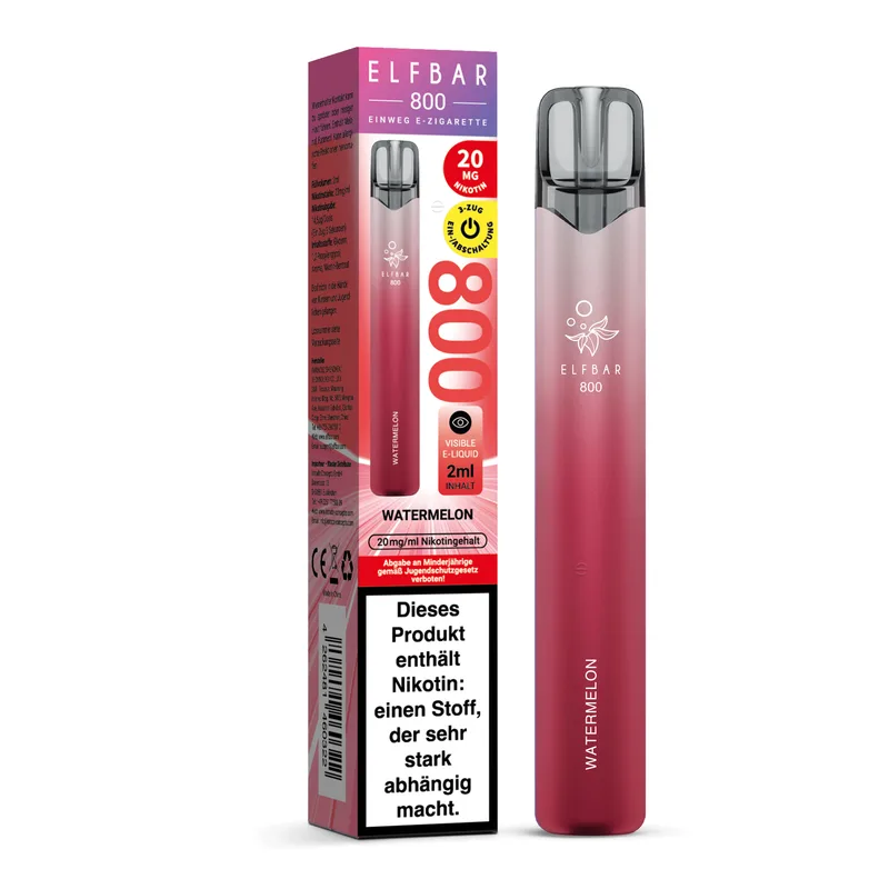 Elfbar 800 Einweg E-Shisha 20mg - Watermelon – Produktabbildung