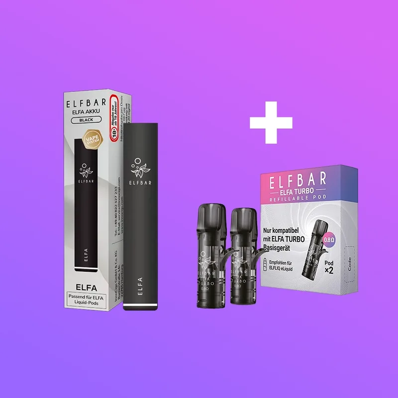 Elfbar ELFA Basisgerät - Black - Bundle – Produktabbildung