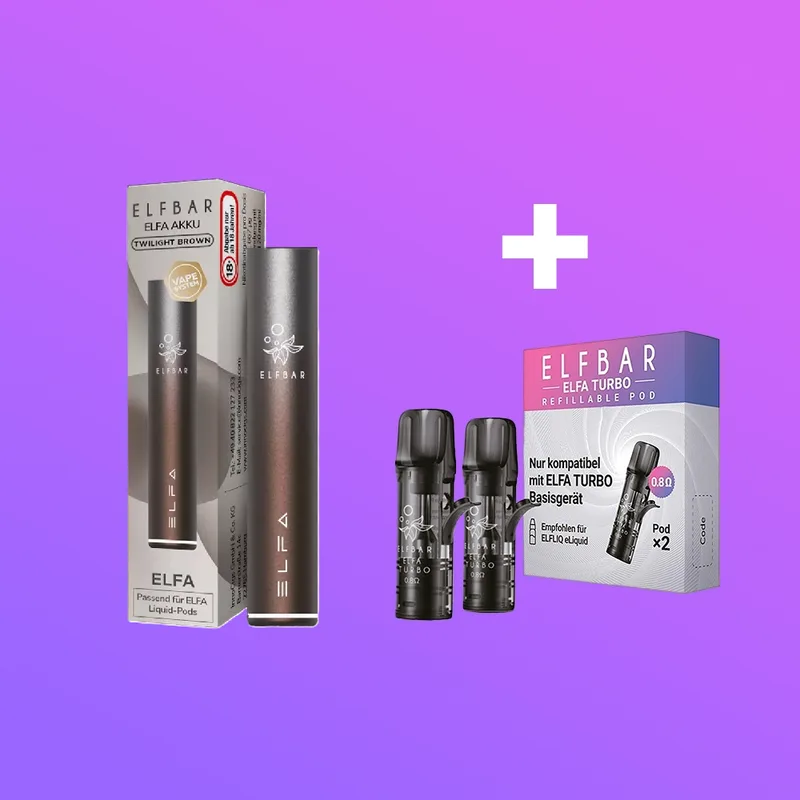 Elfbar ELFA Basisgerät - Twilight Brown - Bundle – Produktabbildung