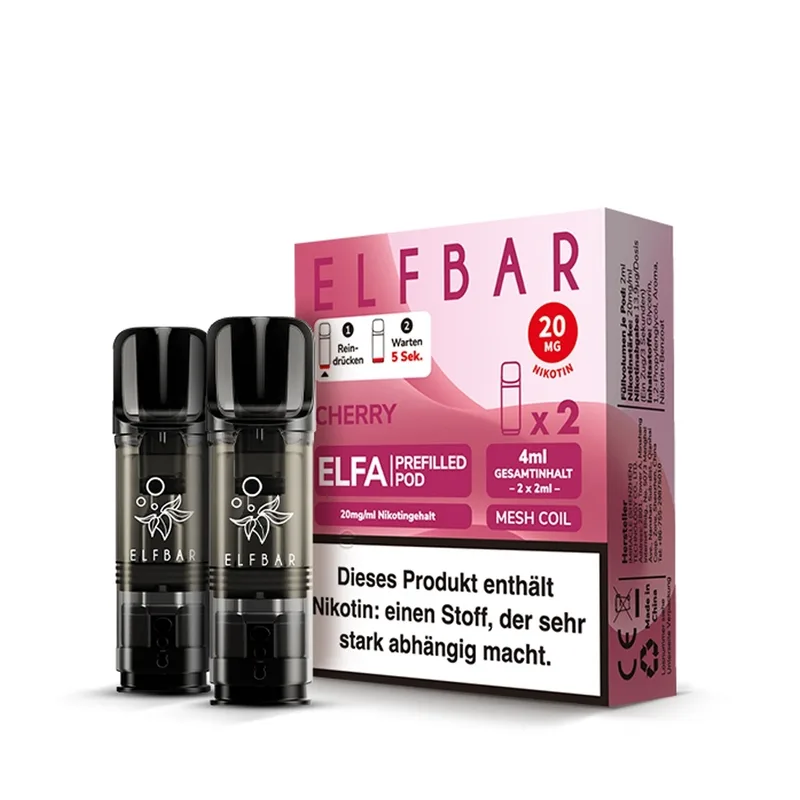 Elfbar ELFA POD (2stk) - Cherry 20mg – Produktabbildung