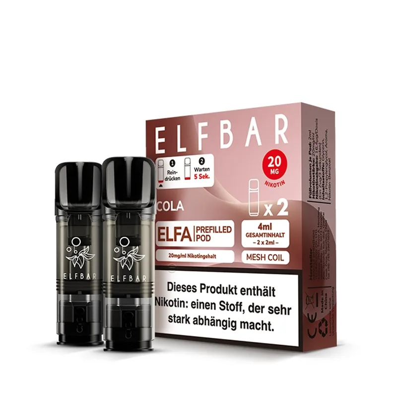 Elfbar ELFA POD (2stk) - Cola 20mg – Produktabbildung