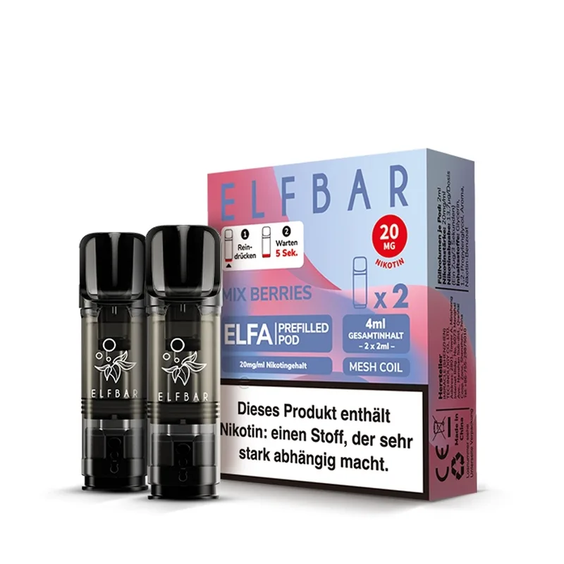 Elfbar ELFA POD (2stk) - Mix Berries 20mg – Produktabbildung