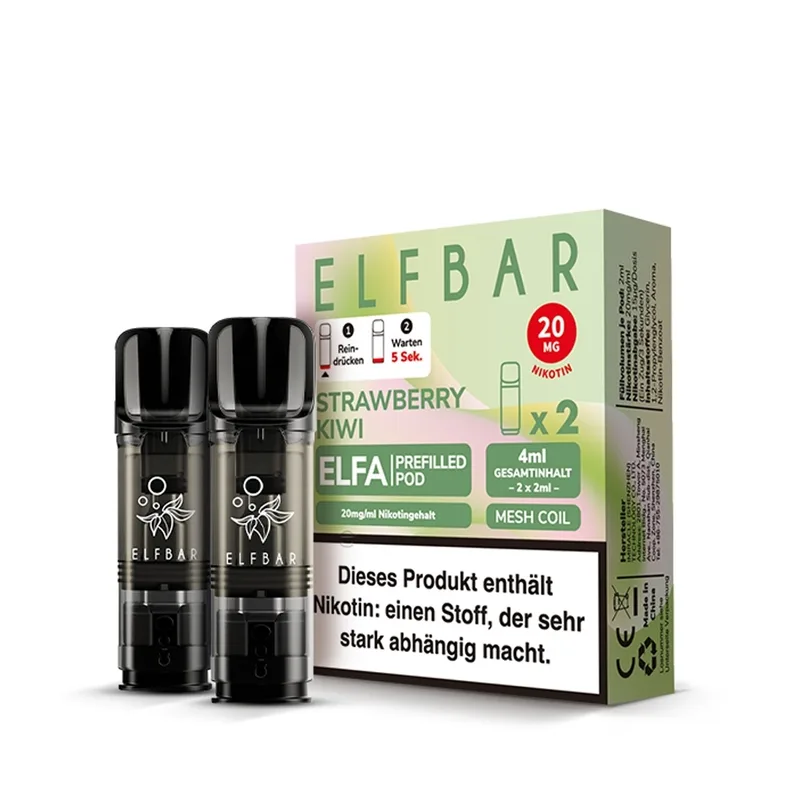 Elfbar ELFA POD (2stk) - Strawberry Kiwi 20mg – Produktabbildung