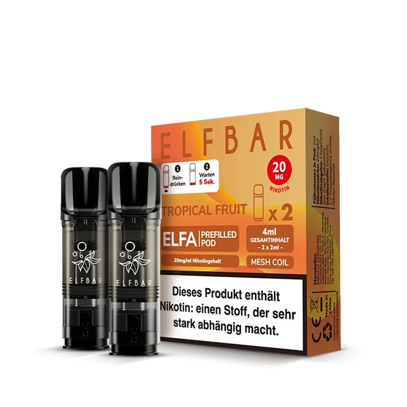 Elfbar ELFA POD (2stk) - Tropical Fruit 20mg – Produktabbildung