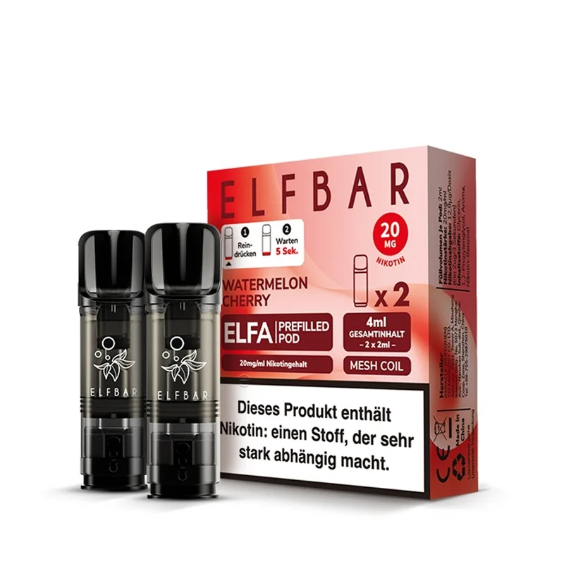 Elfbar ELFA POD (2stk) - Watermelon Cherry 20mg – Produktabbildung