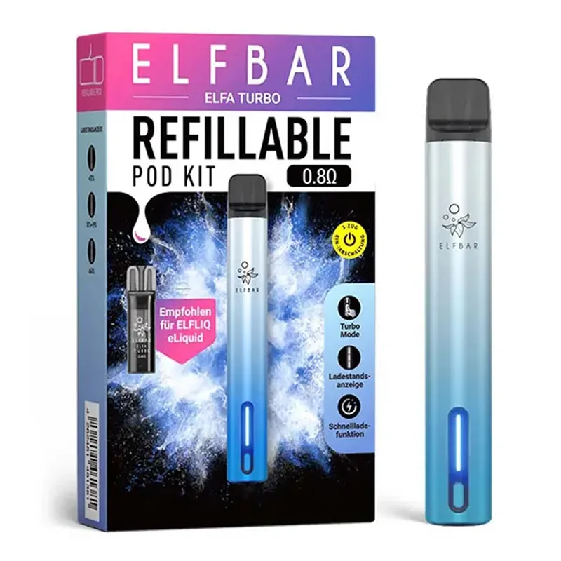 Elfbar ELFA Turbo Kit - Aurora Cyan – Produktabbildung