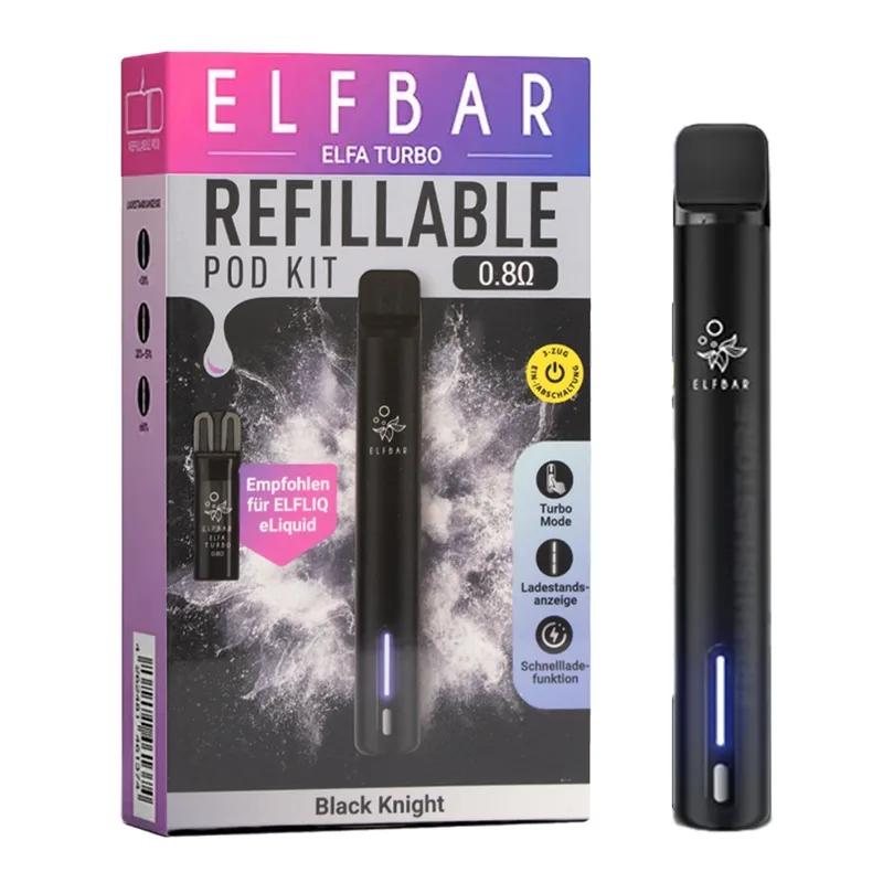 Elfbar ELFA Turbo Kit - Black Knight – Produktabbildung