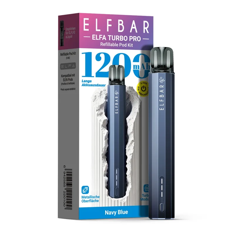 Elfbar ELFA Turbo Pro Kit - Navy Blue – Produktabbildung