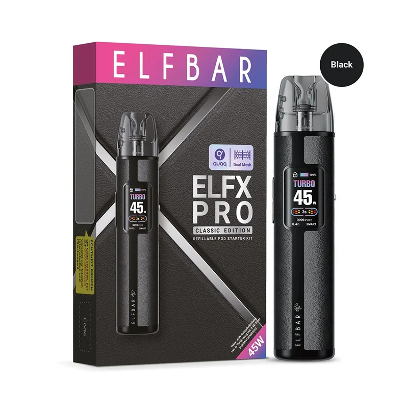 Elfbar ELFX PRO Refillable Kit - Black – Produktabbildung
